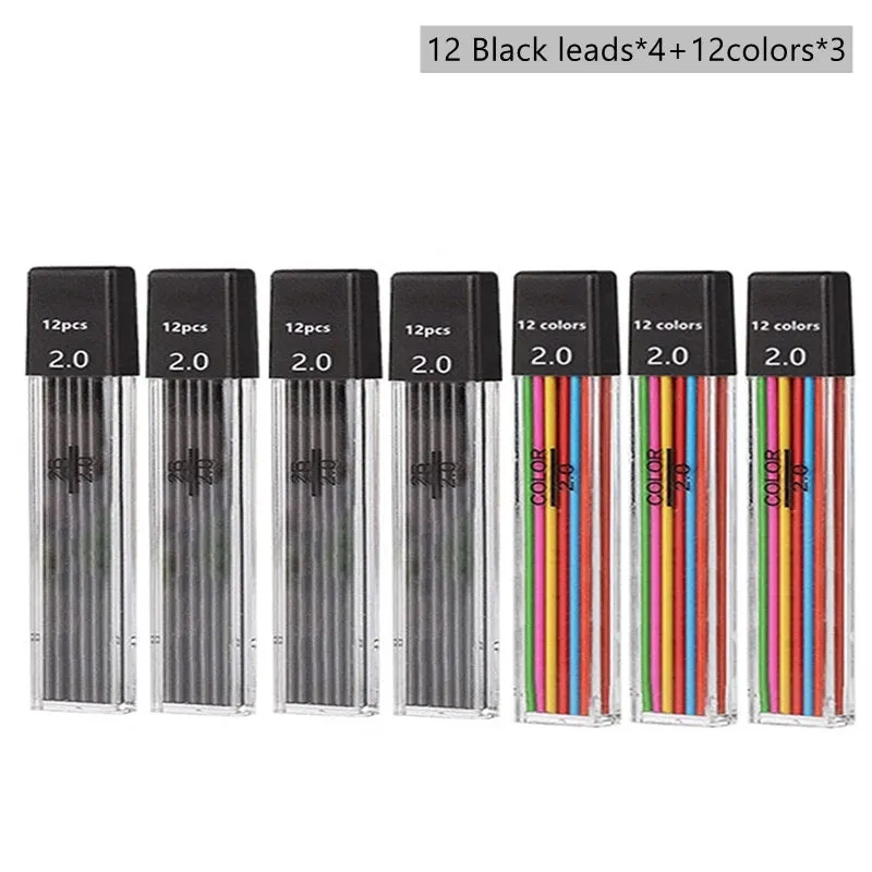 2.0mm Mechanical Pencil Set with 2B Lead Refills