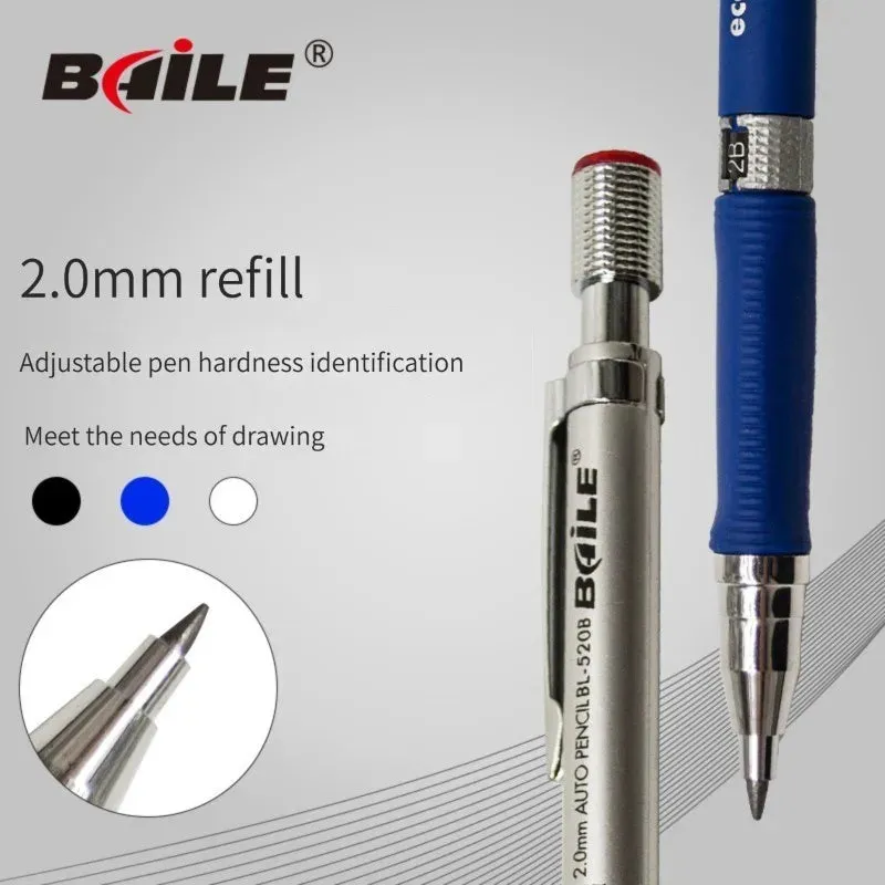 2.0mm Mechanical Pencil Set with 2B Lead Refills