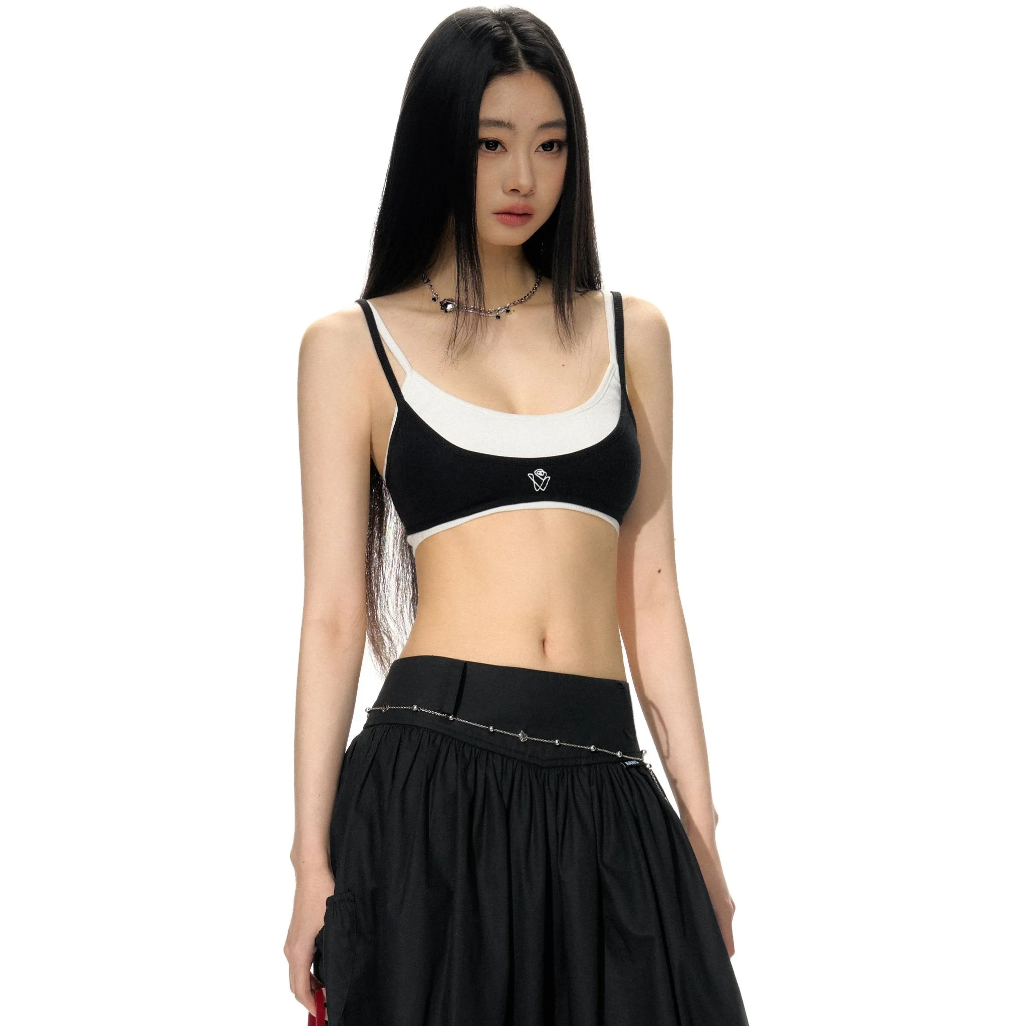 Annotation Tank Top Black