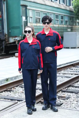Autumn and winter long-sleeved pure cotton series workwear SD-PC-W801