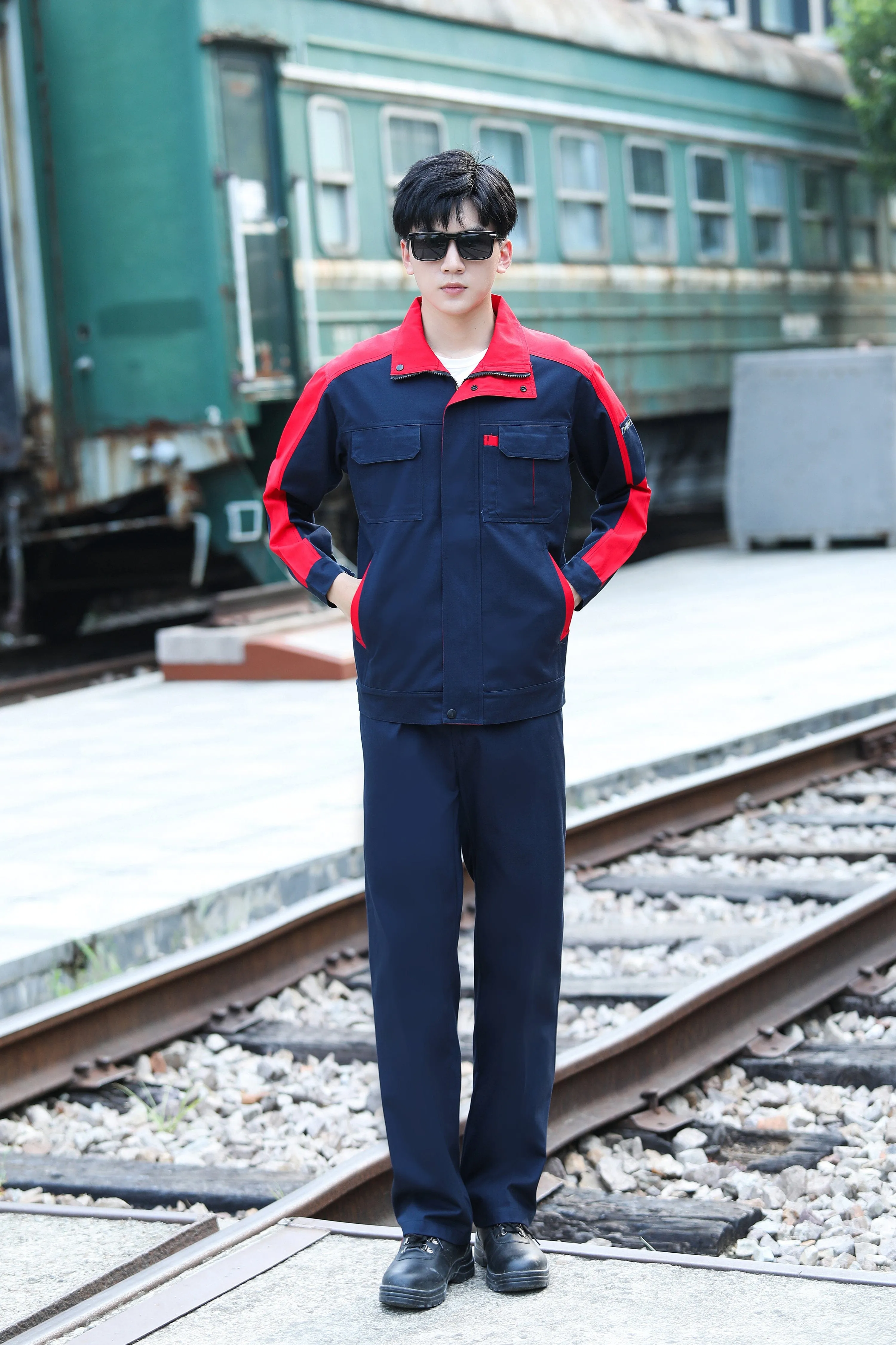 Autumn and winter long-sleeved pure cotton series workwear SD-PC-W801