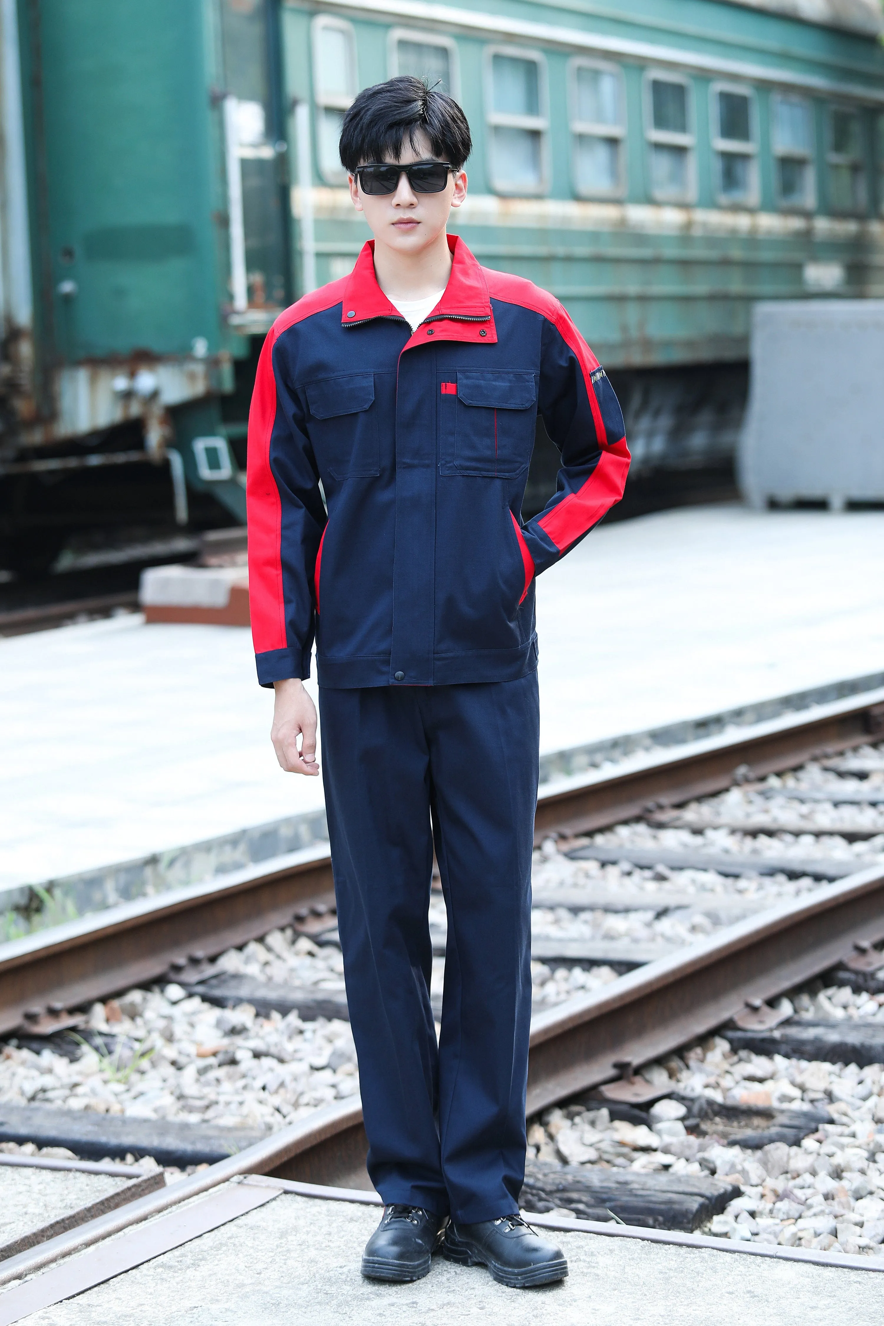 Autumn and winter long-sleeved pure cotton series workwear SD-PC-W801