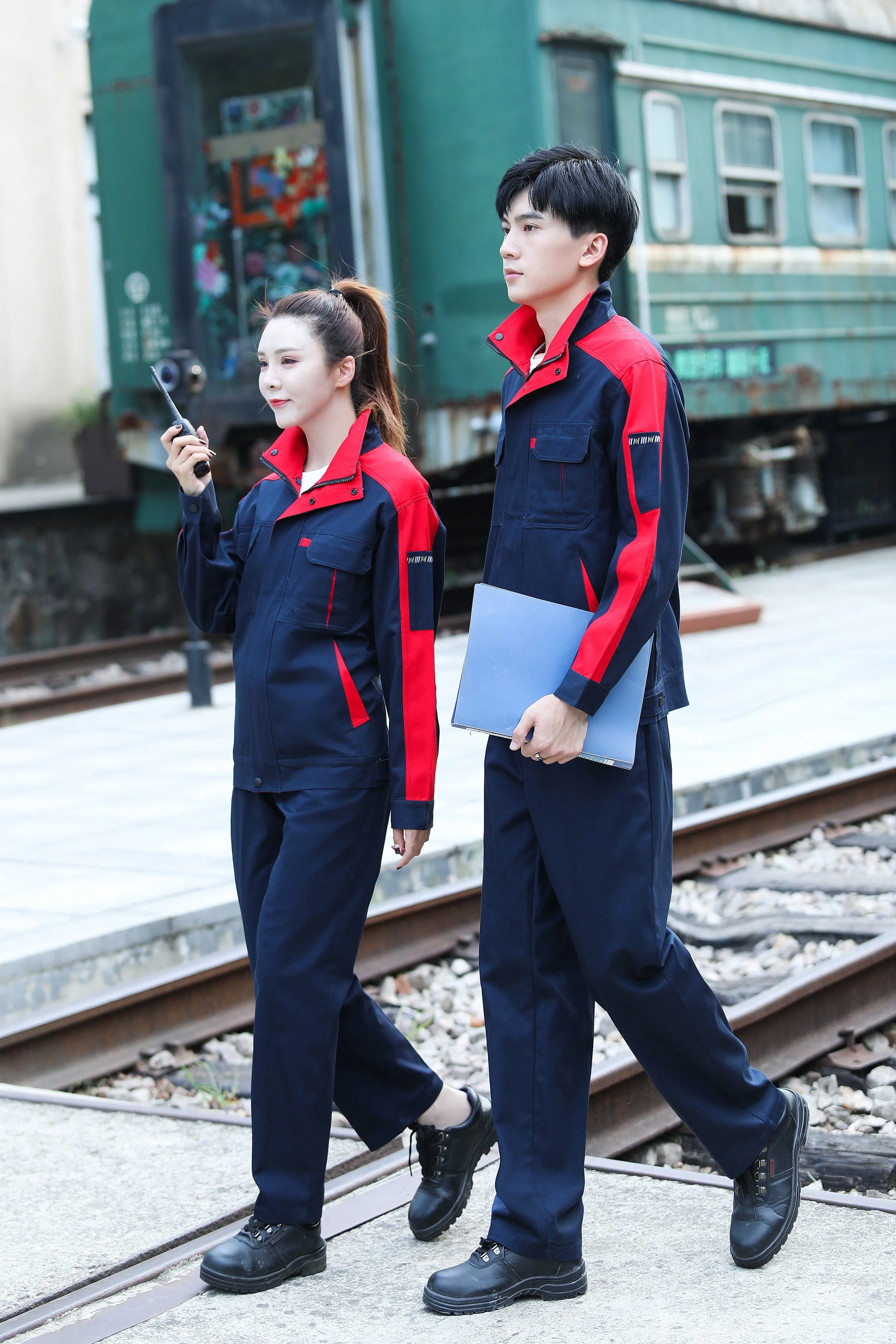 Autumn and winter long-sleeved pure cotton series workwear SD-PC-W801