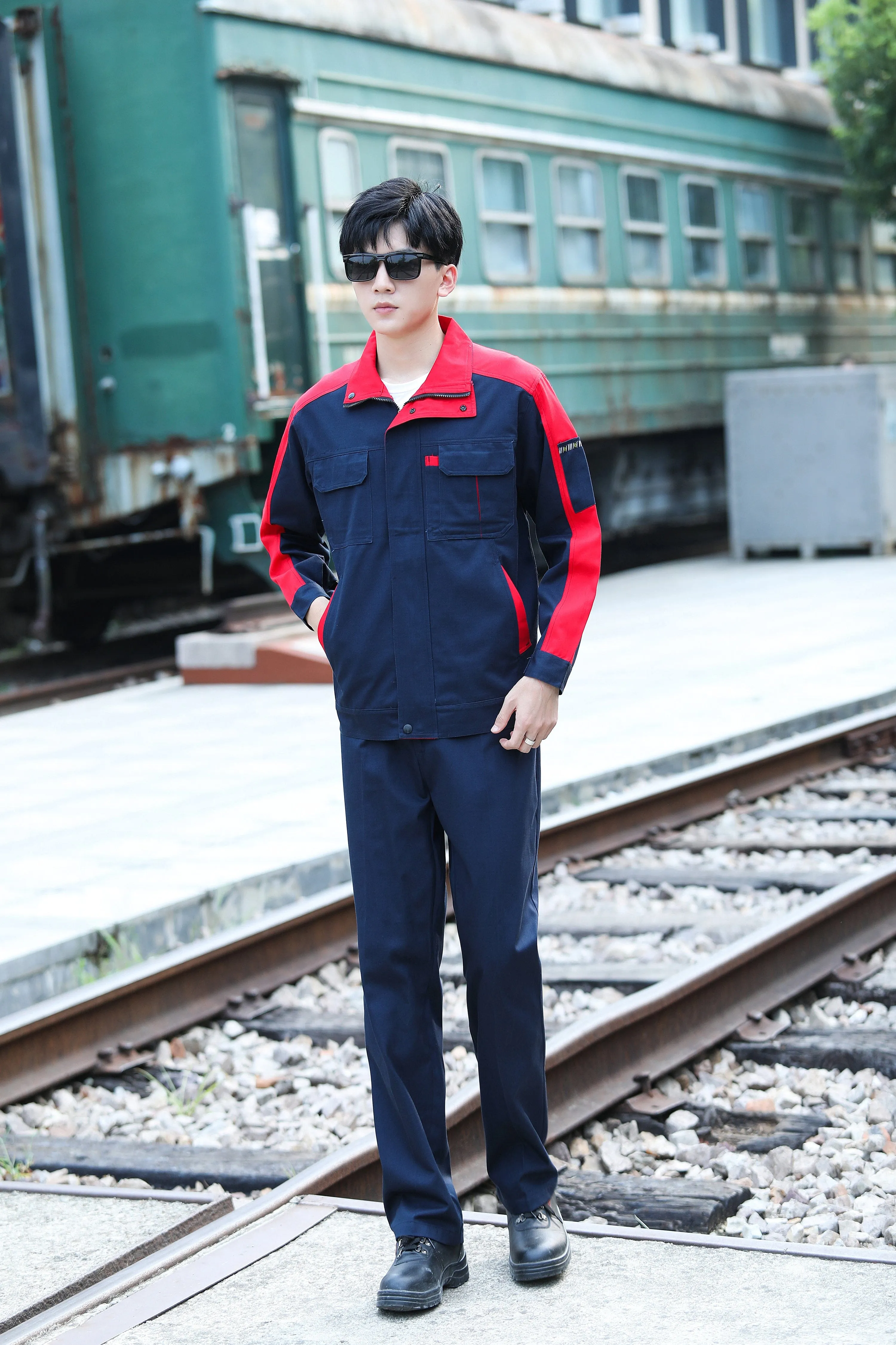 Autumn and winter long-sleeved pure cotton series workwear SD-PC-W801
