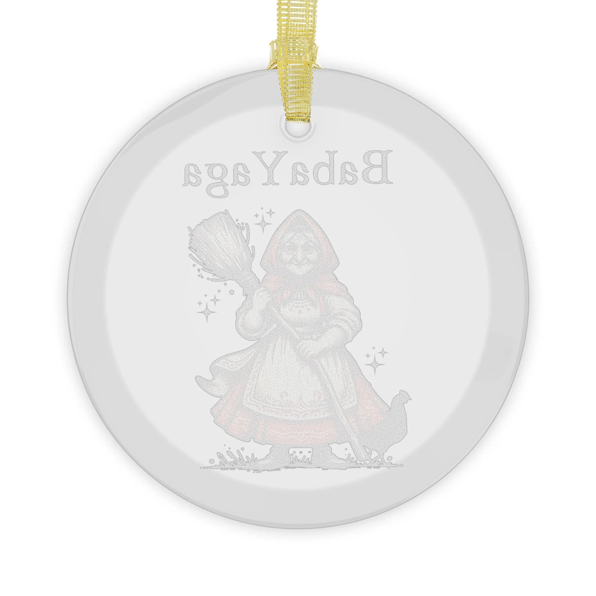 Baba Yaga Glass Ornament Polish Gifts, 1 Pc or 10 Pc