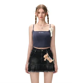 Base Knit Camisole in Blue