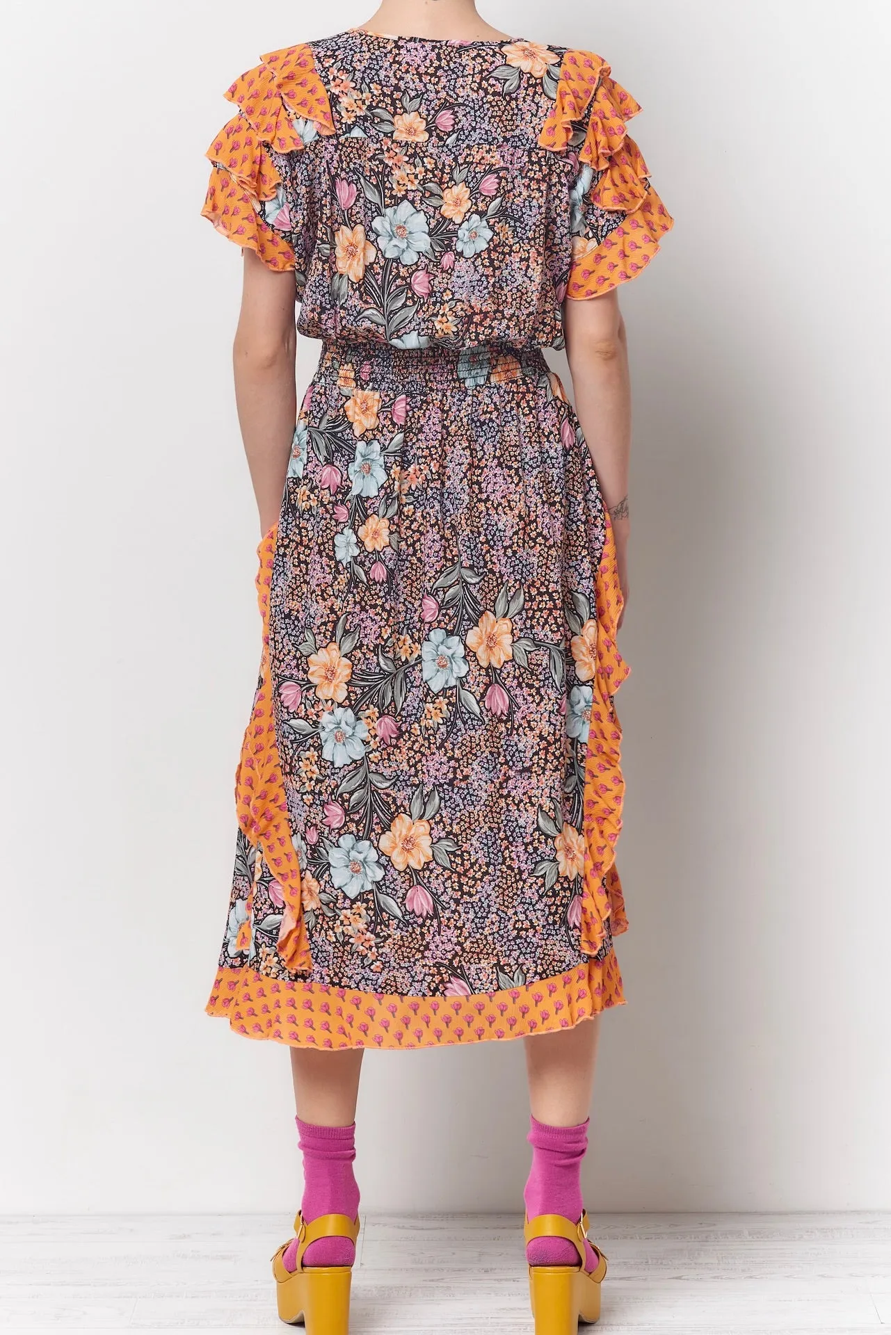 BETINA Ruffle Dress - Floral