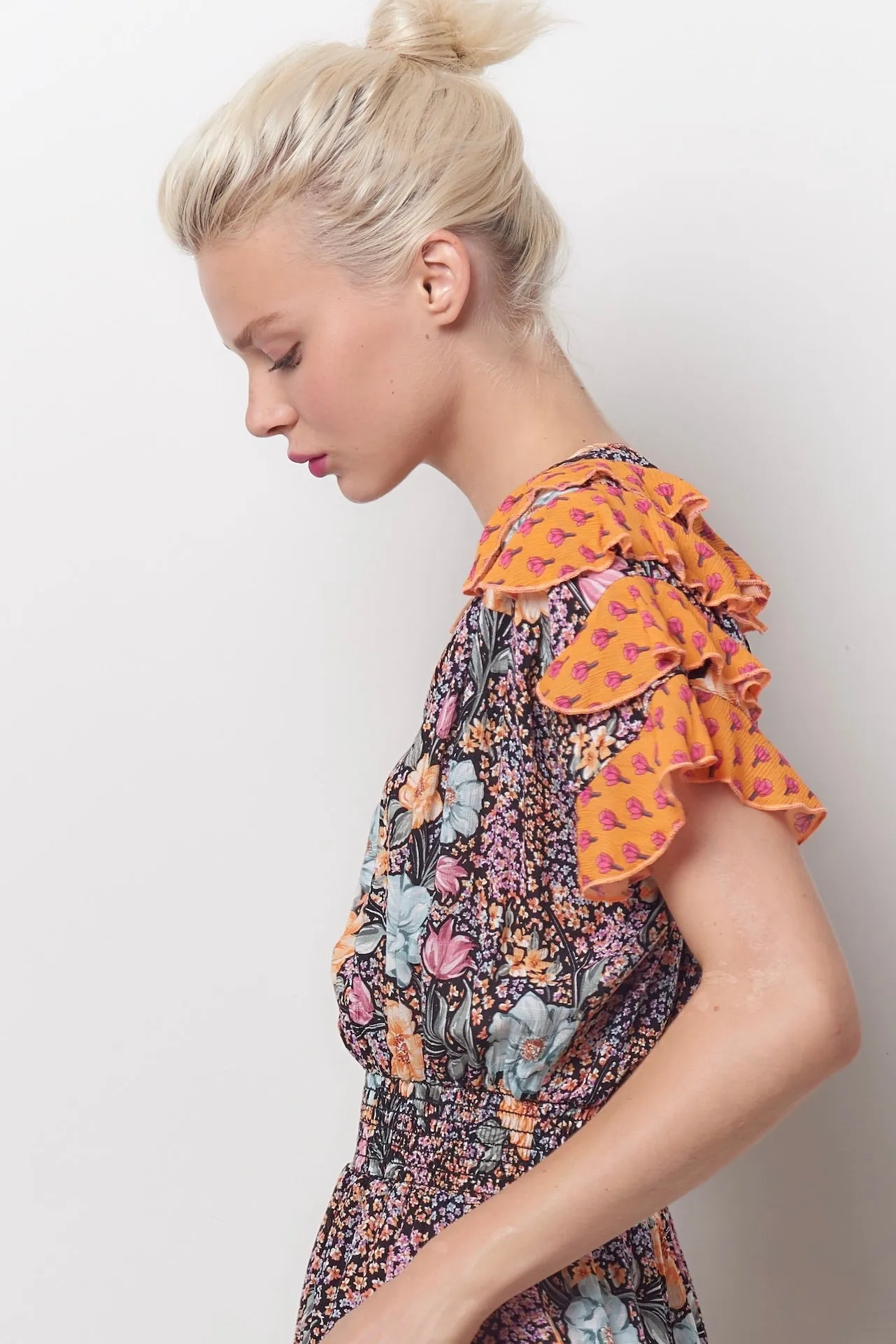 BETINA Ruffle Dress - Floral