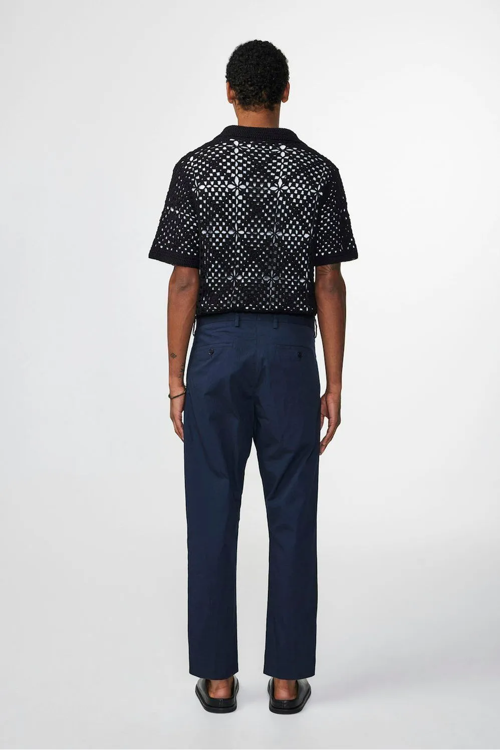 Bill Ripstop Trouser - Navy Blue