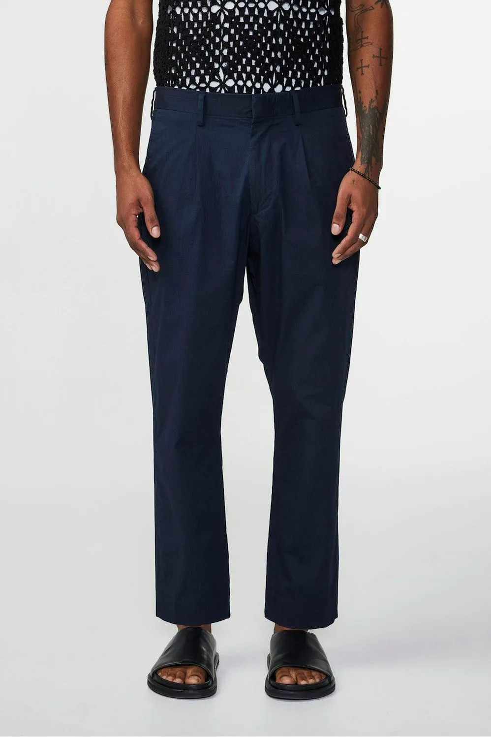 Bill Ripstop Trouser - Navy Blue