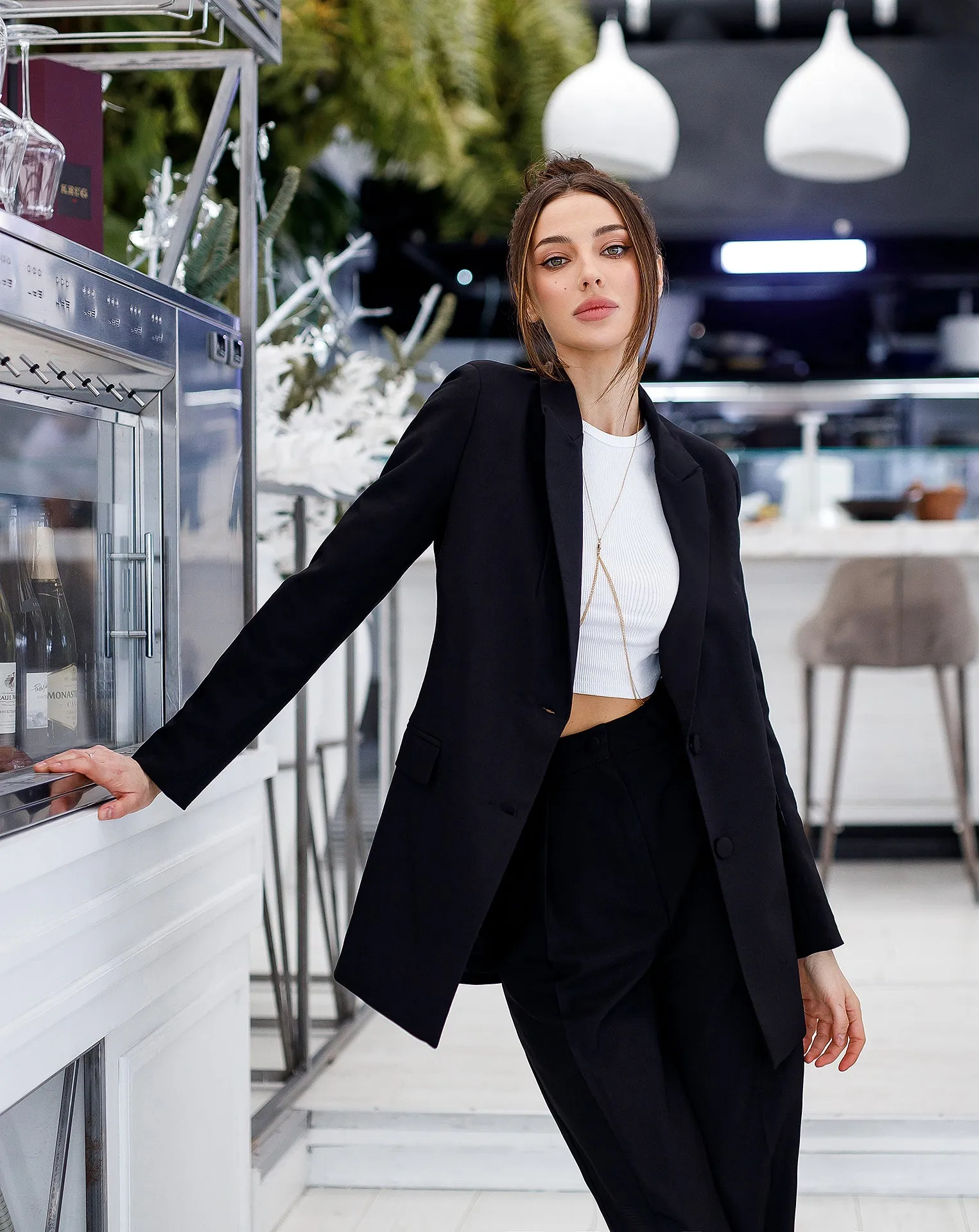 Black Oversized 2-Piece Suit
