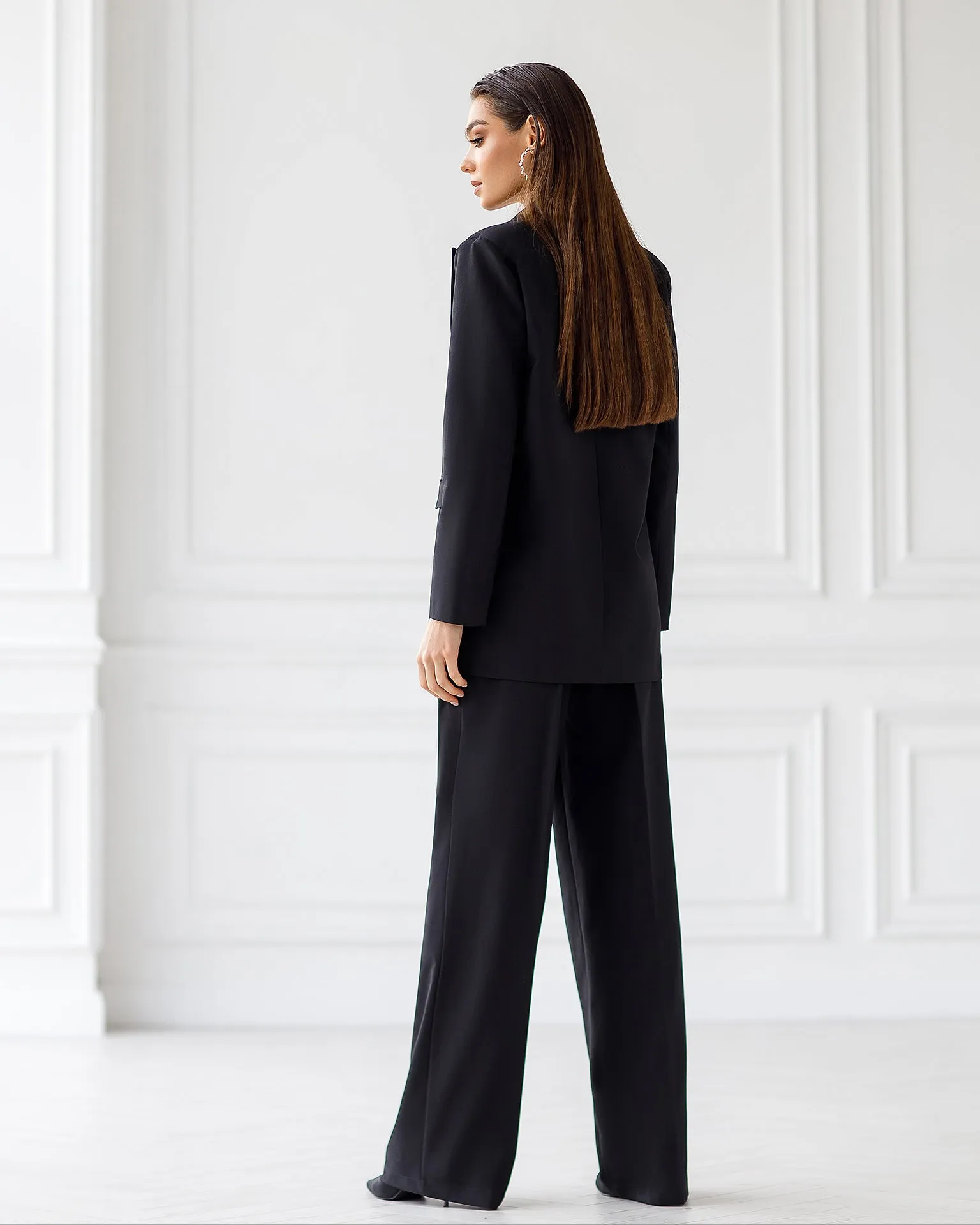 Black Oversized 2-Piece Suit