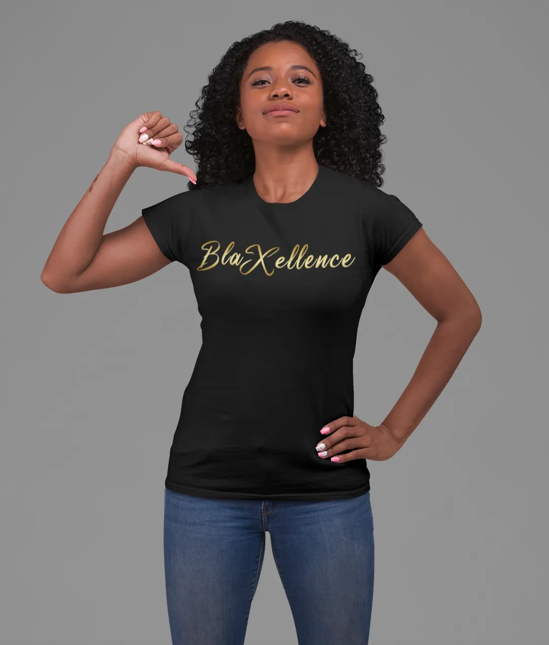 #BLAXELLENCE Women's Crew Neck