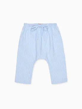 Blue Stripe Alex Baby Pants