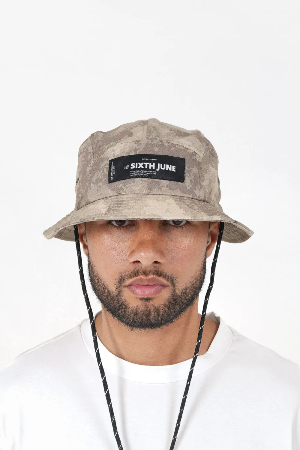 Bob coton camouflage Beige