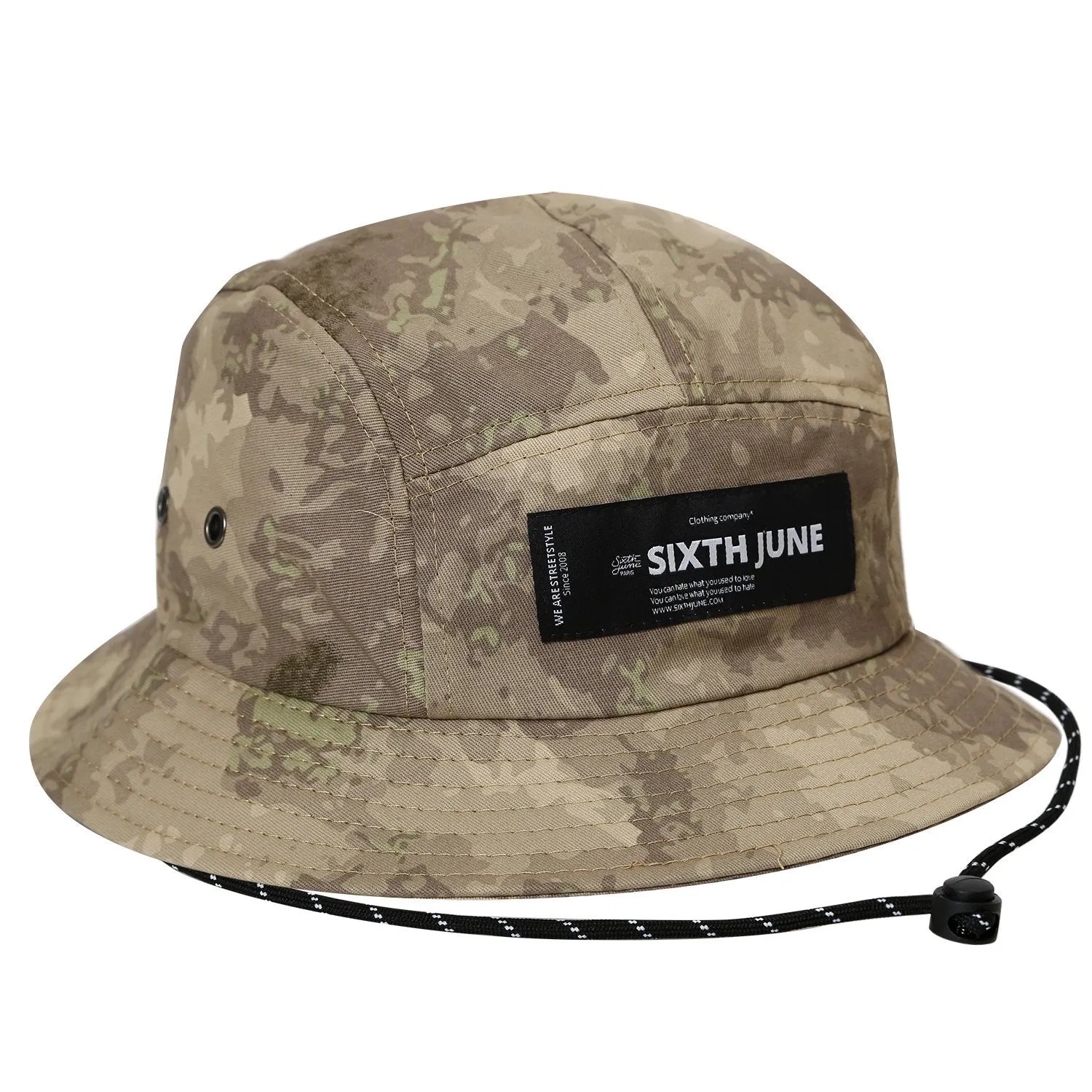 Bob coton camouflage Beige