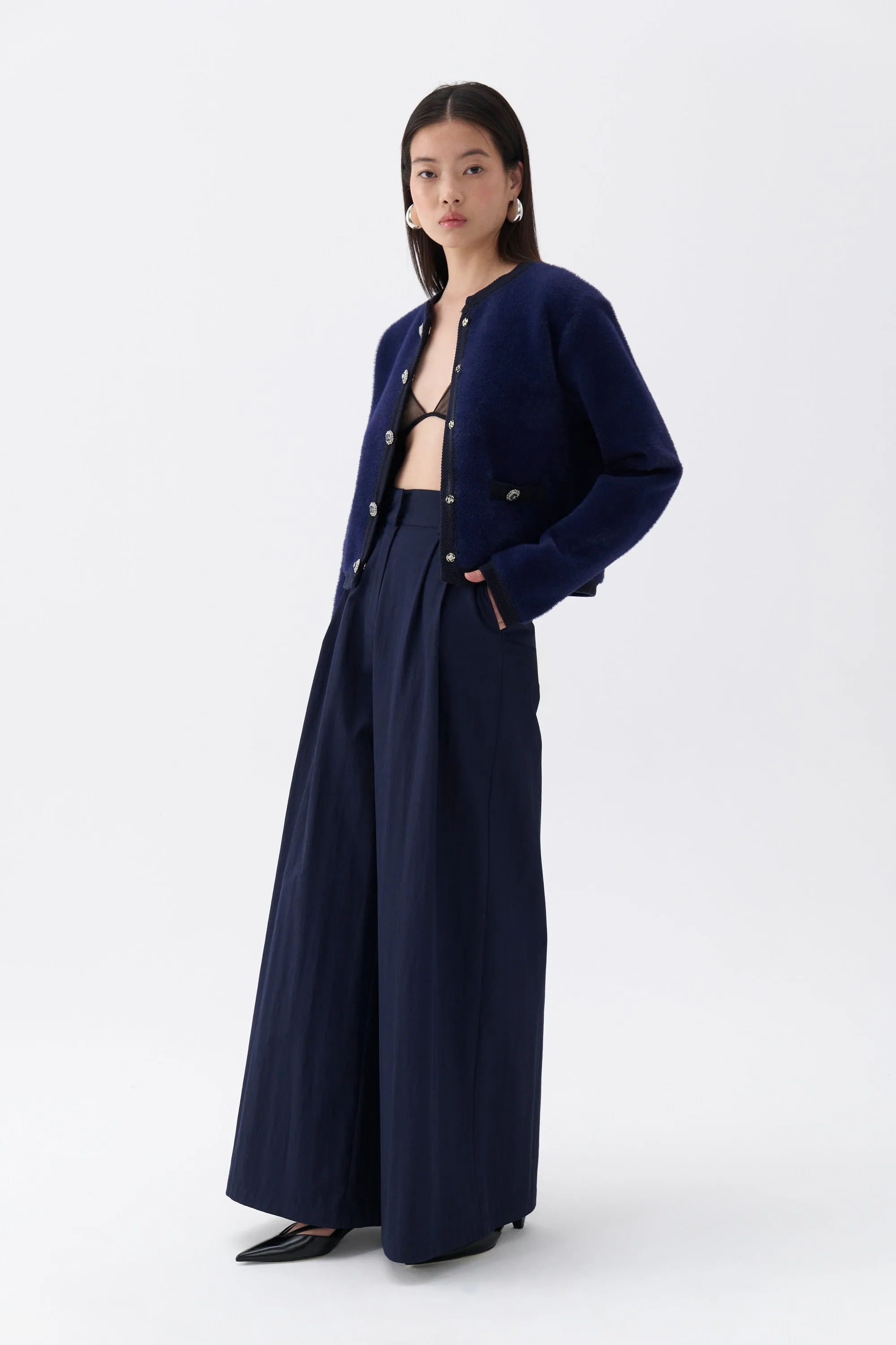 Buttoned Knitwear Cardigan