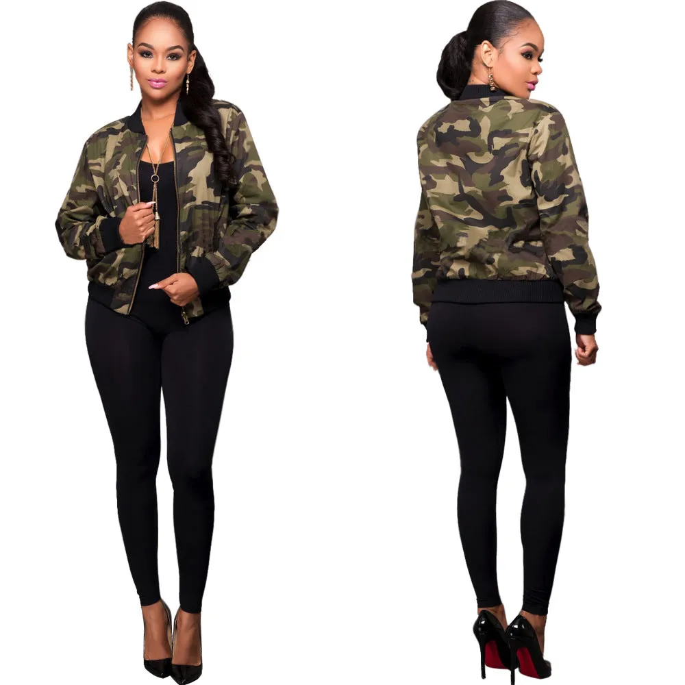 Camo Bomber Jacket