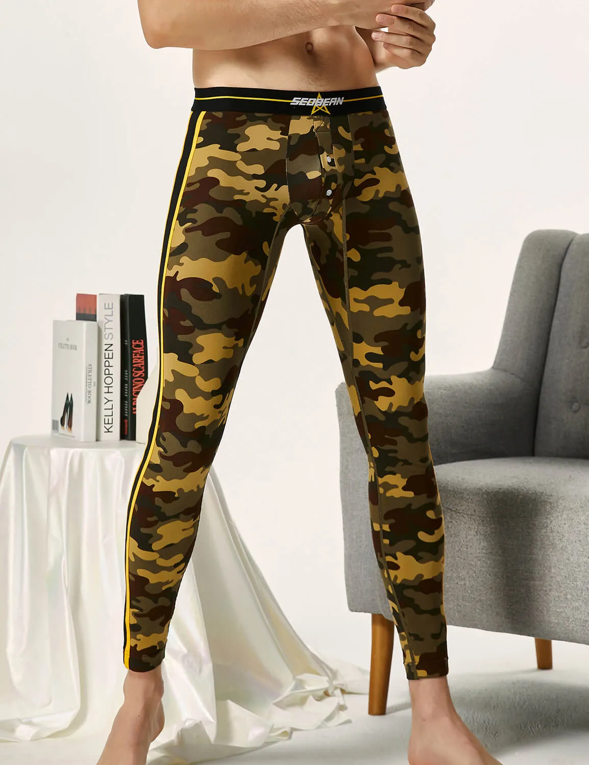 Camouflage Side Stripe Long John 10401