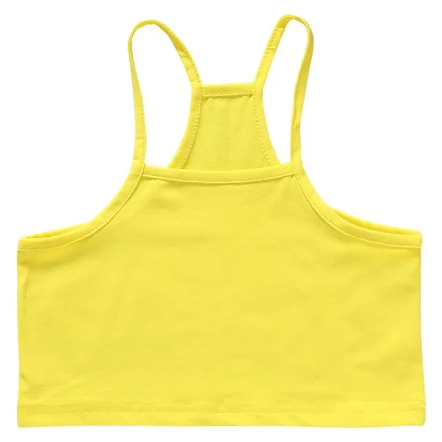 Candy Color Cropped Vest