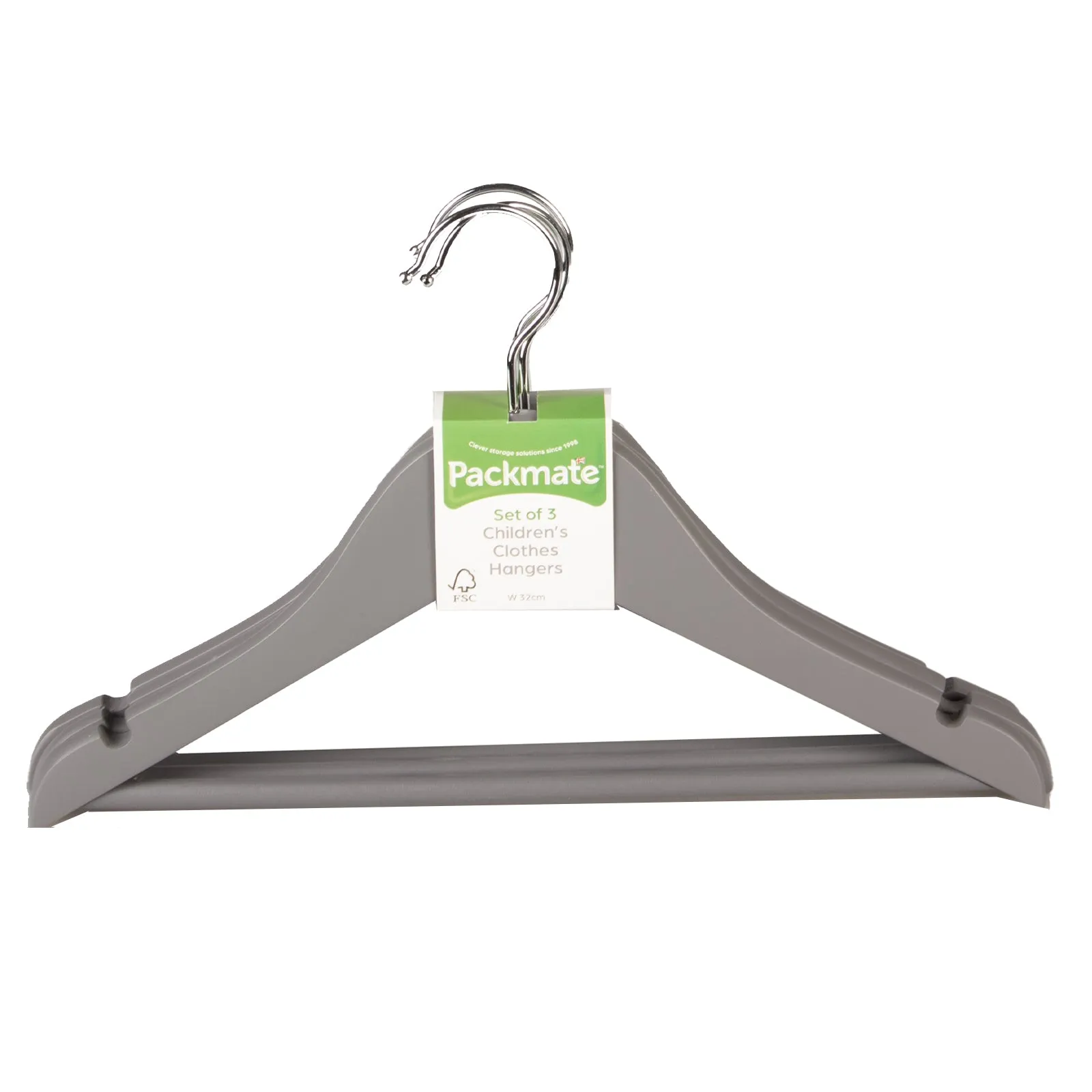 Children's Coat Hangers 3 Pack 32cm