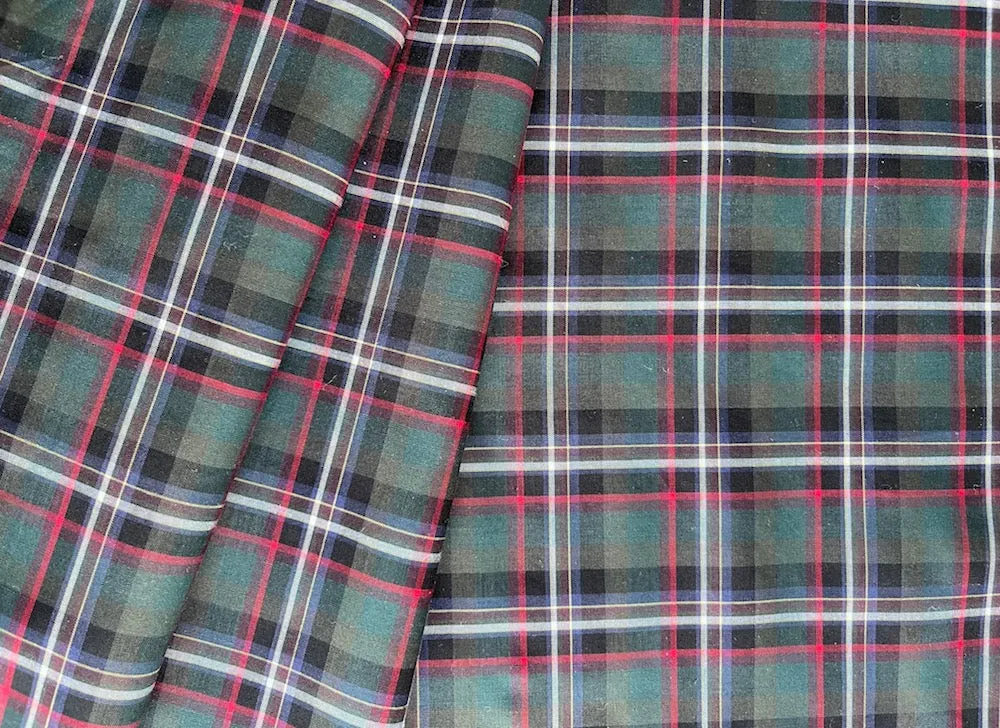 Cool Piney Woods Cotton Shirting (Made in Japan)