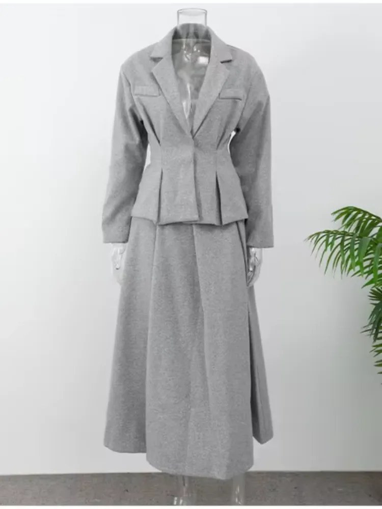 Crisp Twilight High-Waist Skirt