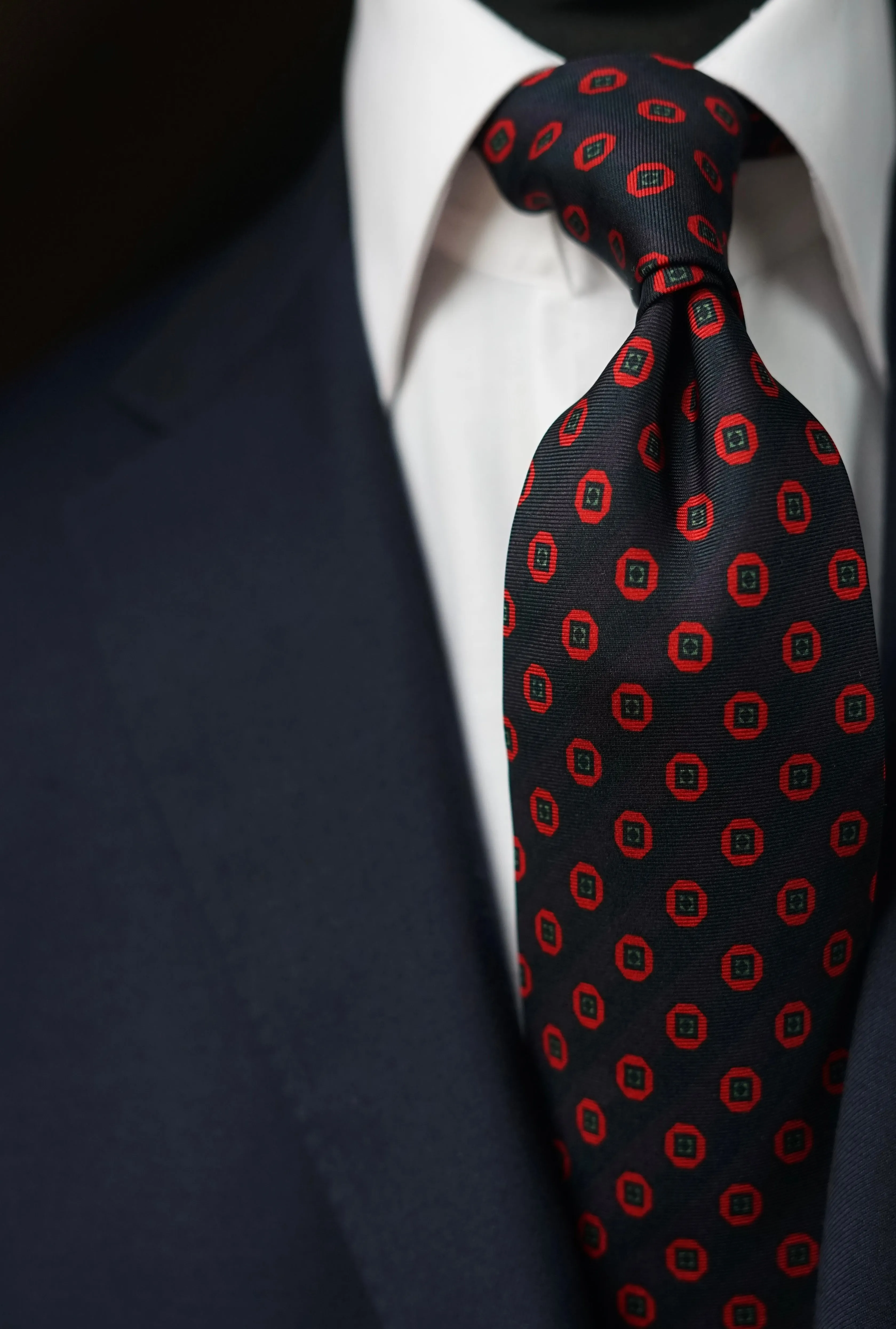 Diamantina Purple Silk Necktie