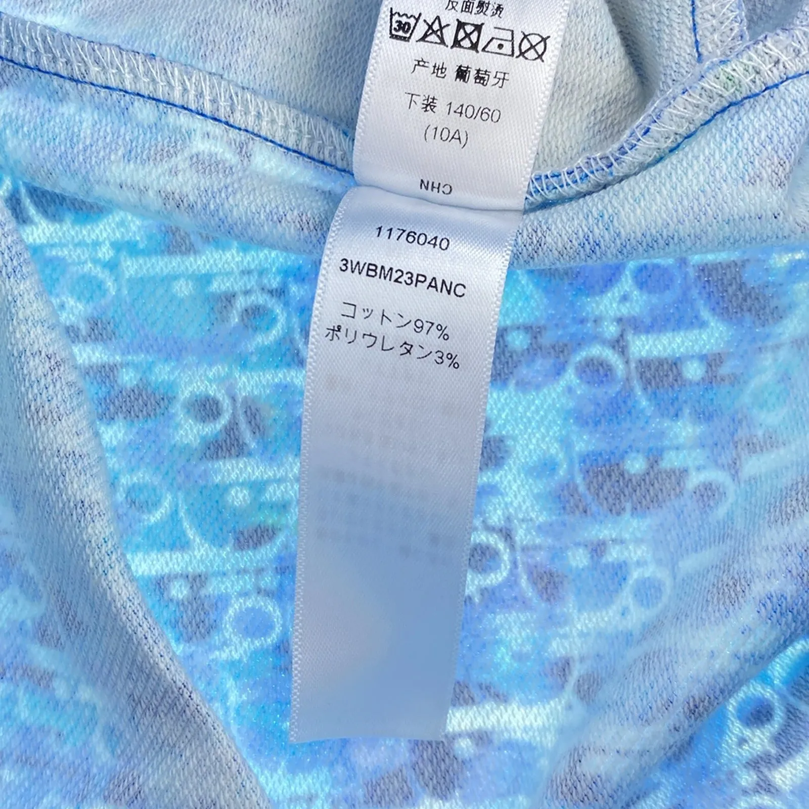 Dior  Clothes Bottoms Cotton Kids Blue 3WBM23PANC42D10Y