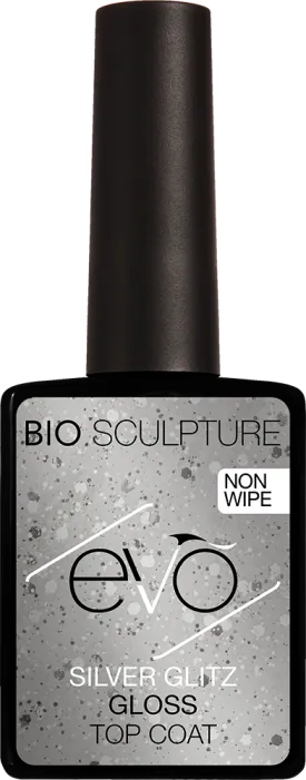 EVO Silver Glitz Gloss Top Coat