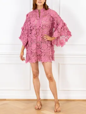 Floral Elegance Lace Dress