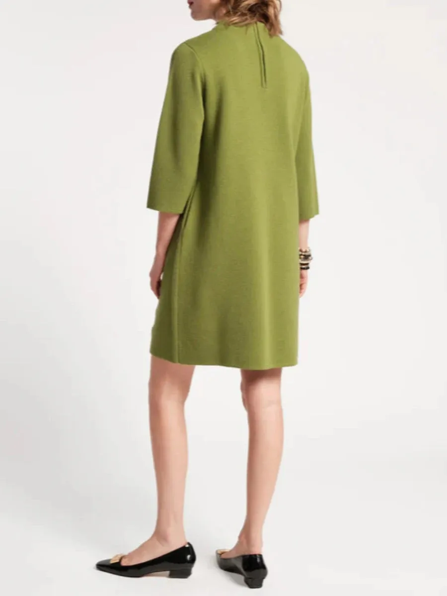 Floral Wool Midi Dress