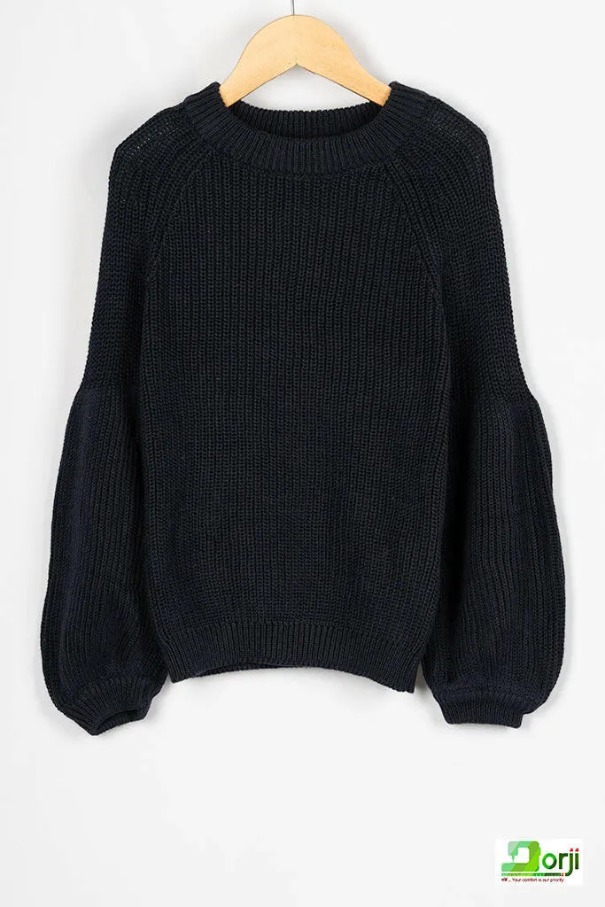 Girl's Raglan Sleeve Knitwear