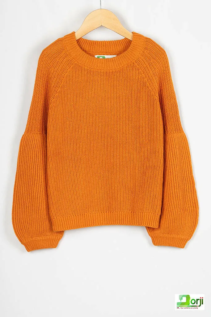 Girl's Raglan Sleeve Knitwear