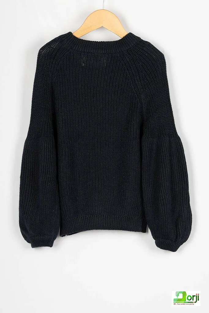 Girl's Raglan Sleeve Knitwear