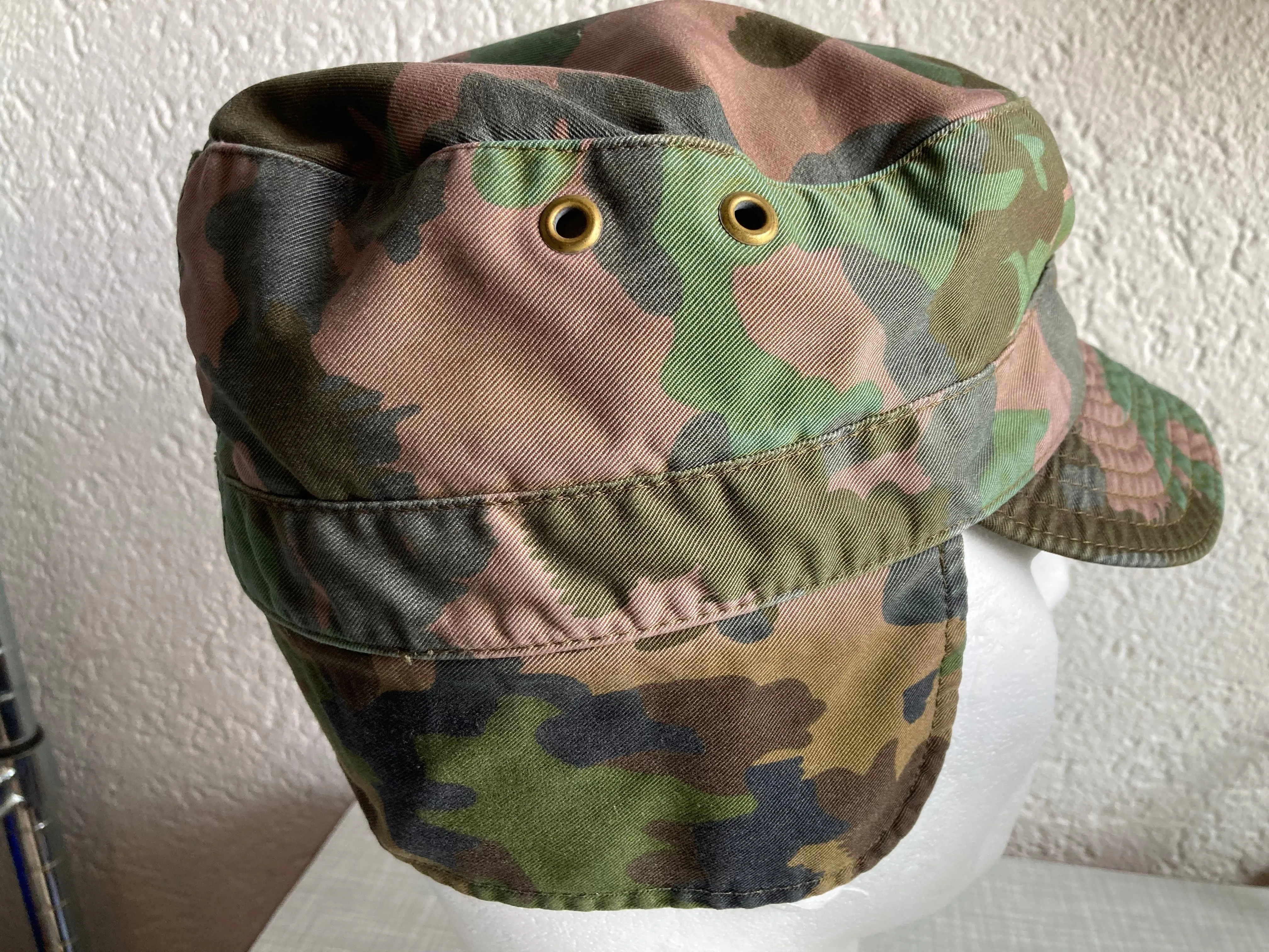 Headgear, Cap Swiss Army, Camouflage Pattern Size 56