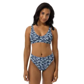 High Waisted Bikini Womens (Glamourange Luxury Bikini High Waisted - 0012 Patterns Model)