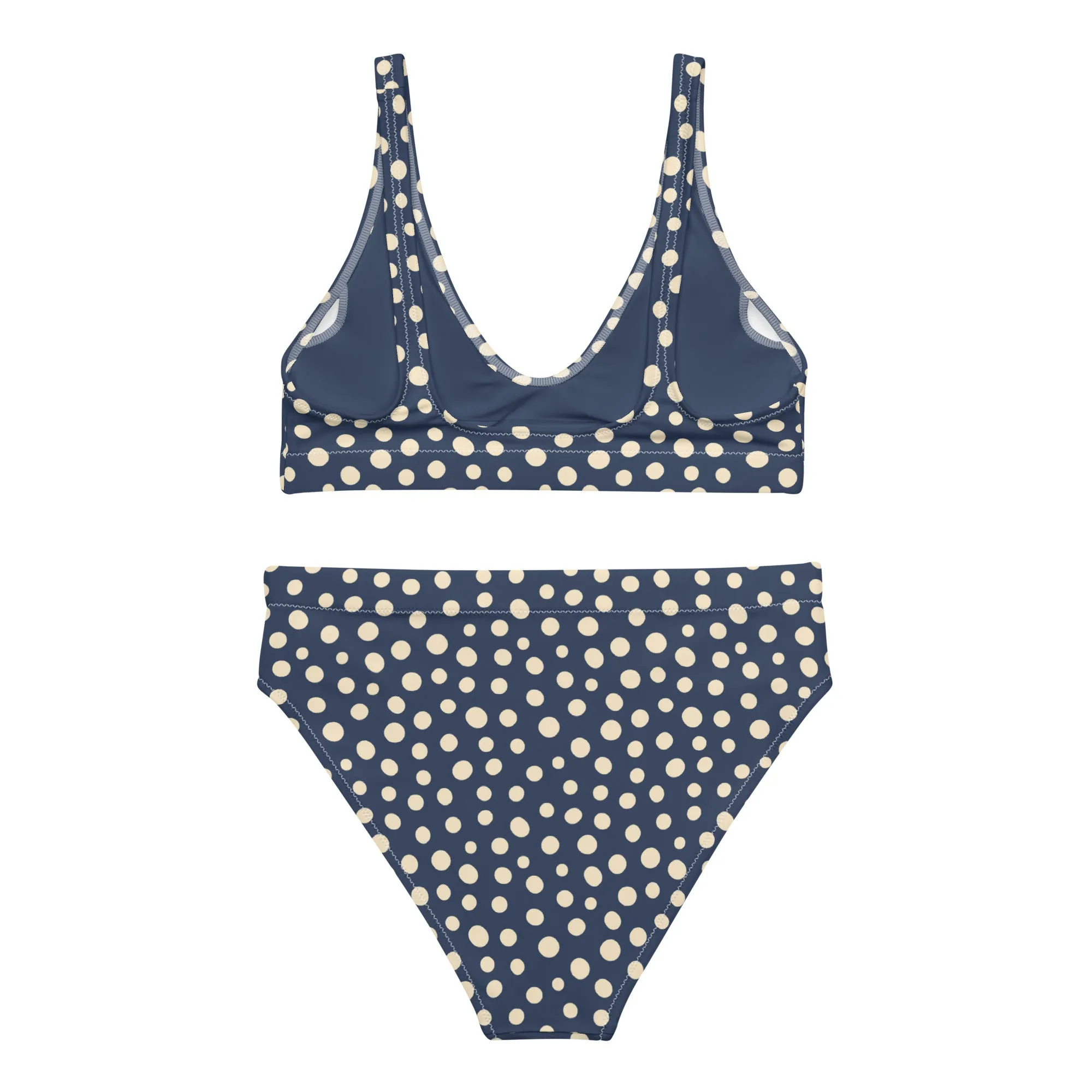 High Waisted Bikini Womens (Glamourange Luxury Bikini High Waisted - 0025 Patterns Model)