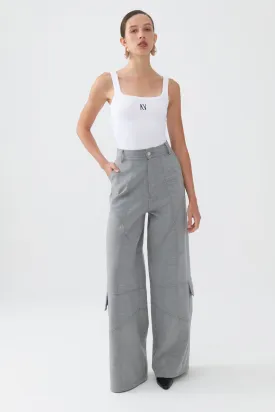 High Waisted Cargo Pants
