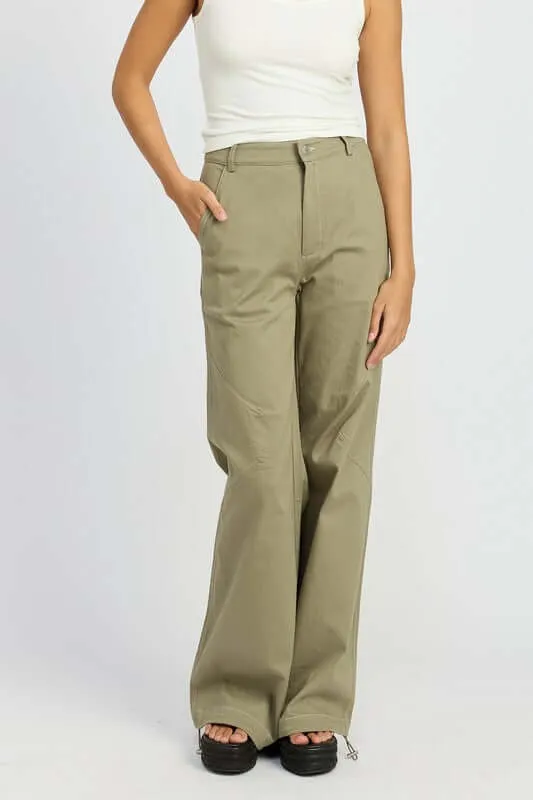 High Waisted Wide Leg Pants