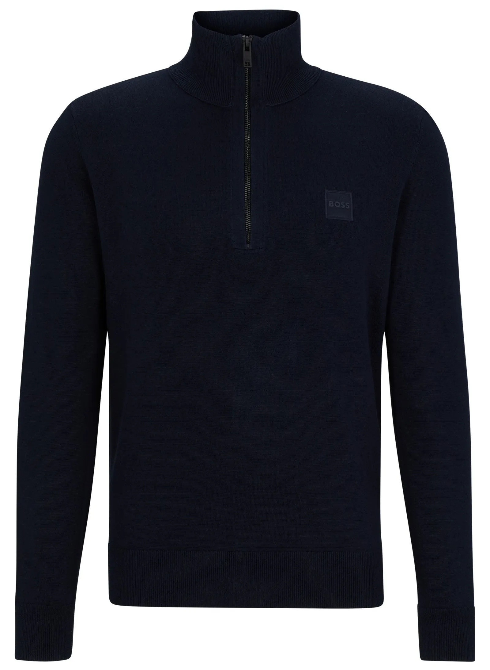Hugo Boss Orange Kanobix Knitwear: DARK BLUE