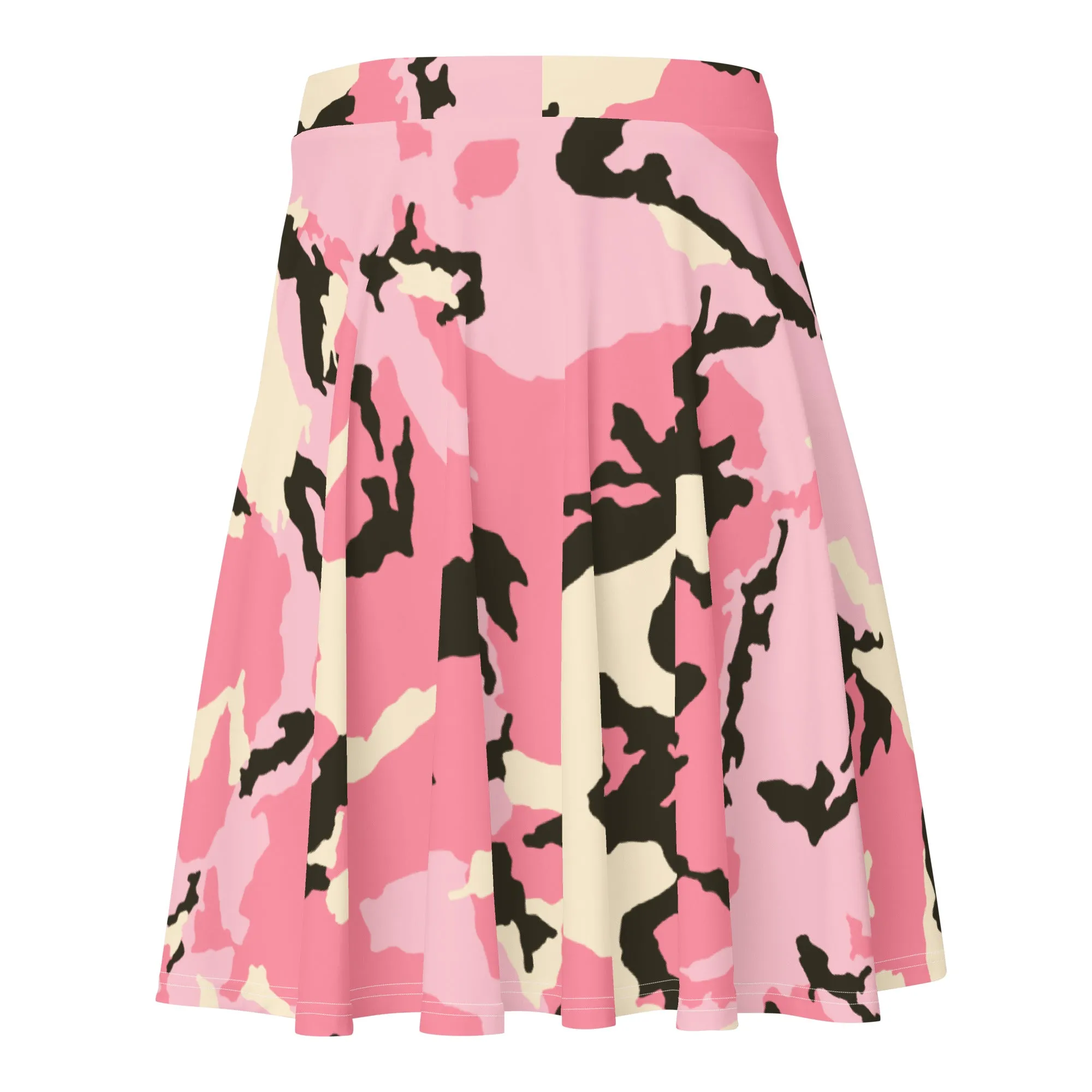 Jupe Patineuse "Camouflage rose"