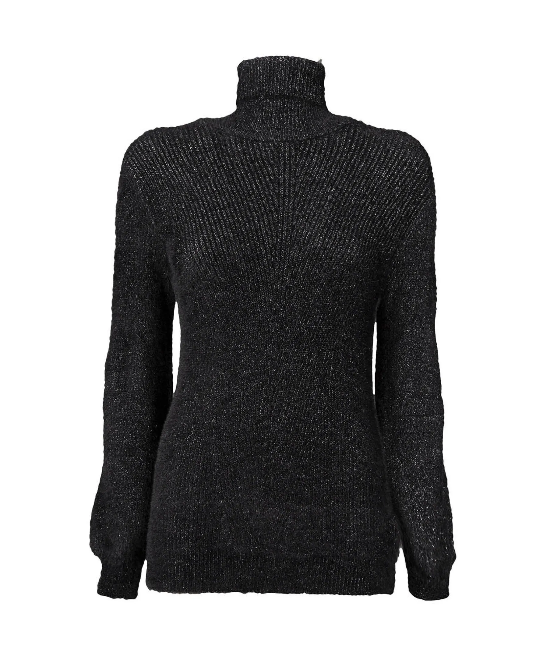 Knitting turtleneck sweater