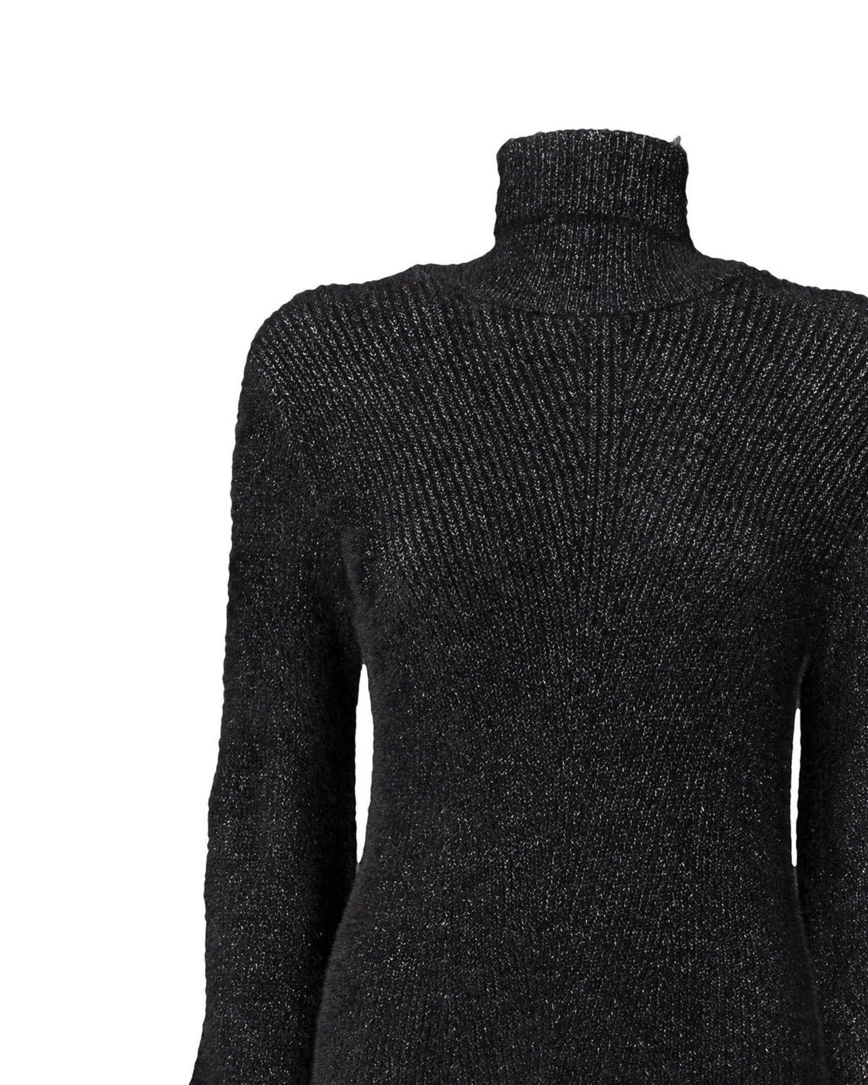 Knitting turtleneck sweater