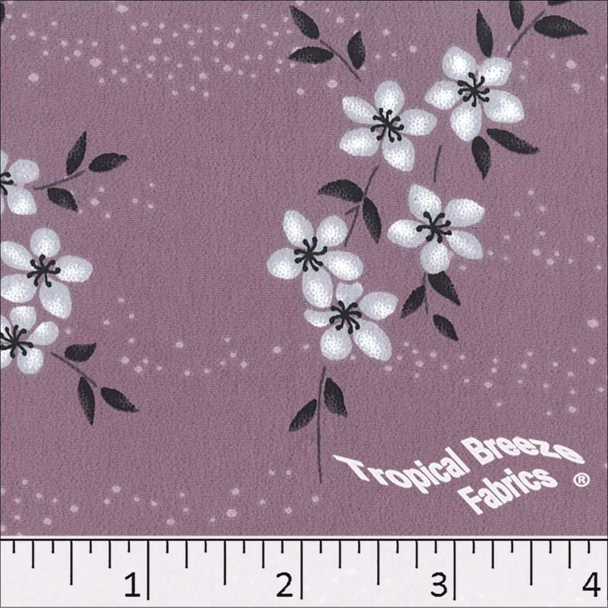Koshibo Print Floral Polyester Fabric 048423