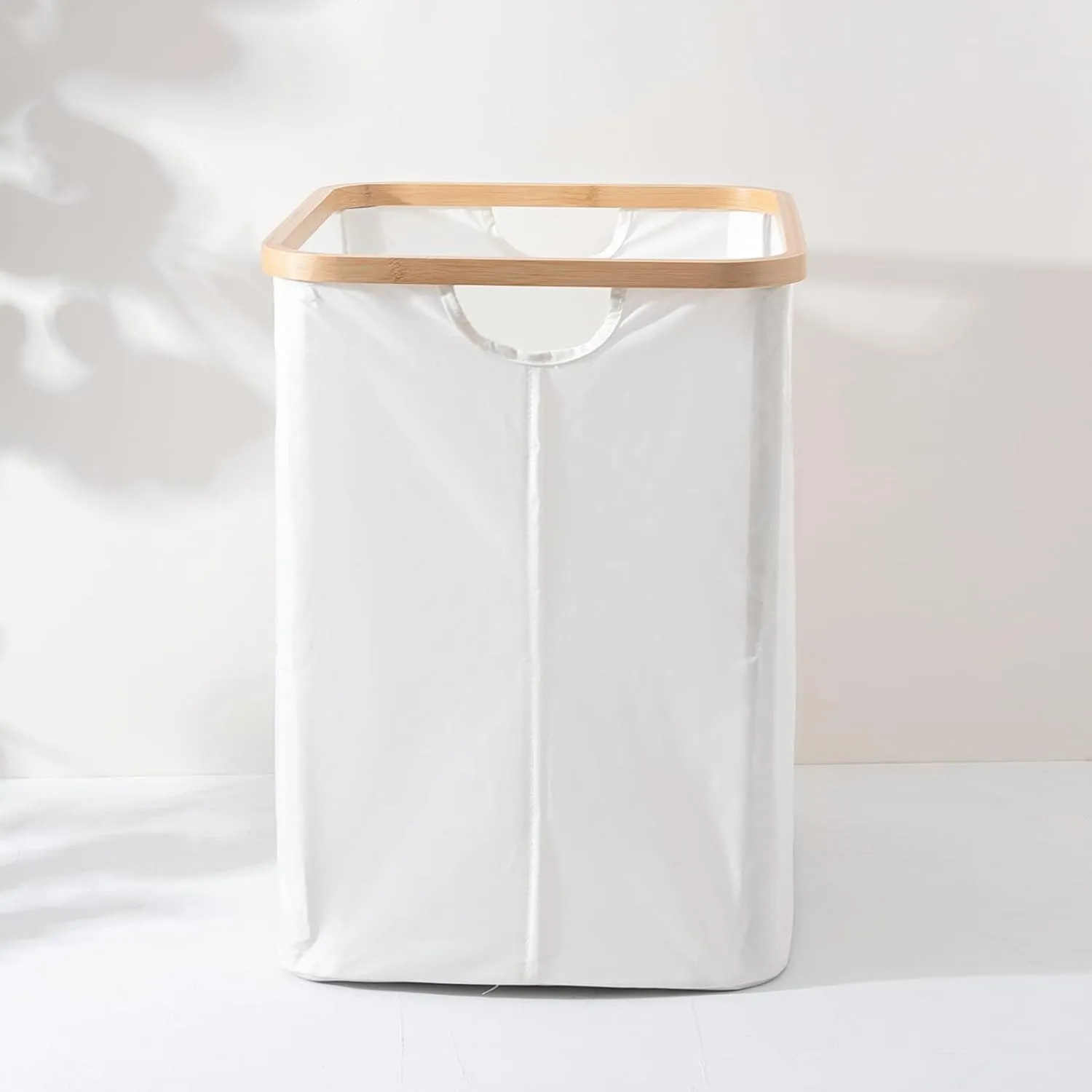 Kuber Industries Laundry Basket For Clothes|Foldable Laundry Hamper|Basket For Toys, Dirty clothes, Storage "45 LTR"-Pack of 6(Beige)