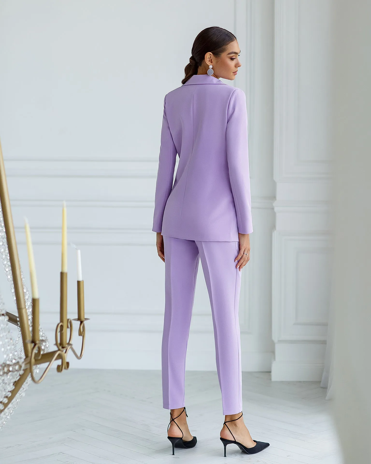 London Lavender Slim-Fit Suit 2-Piece