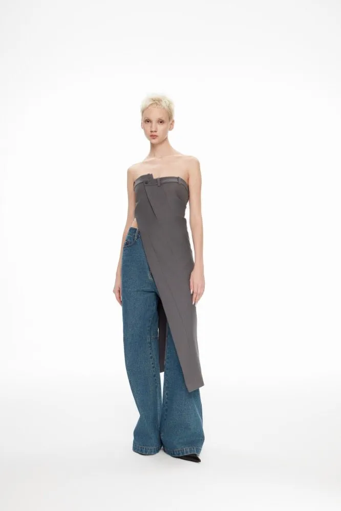 Long Slit Tube Top