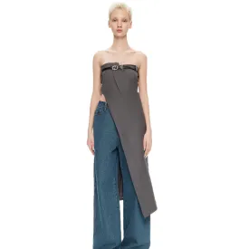 Long Slit Tube Top