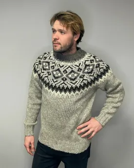 Men's Knitted Fair Isle Jumper (M5225/7) - Wensleydale